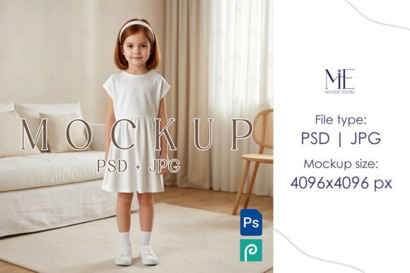 Elevating Your Fashion Brand with Professional Girl Dress Mockups and Kids Summer Dress Templates