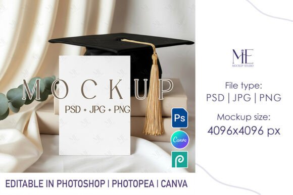 Evaluating the 5x7 Graduation Invitation Card Mockup for Professional Presentations