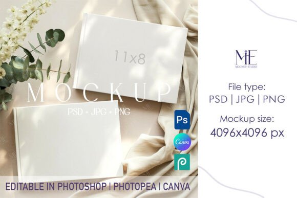 Evaluating the Horizontal Photo Book Mockup 11x8 for Professional Design Presentations