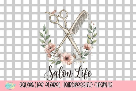 Evaluating the Salon Life Floral Hairdressing Graphic for Brand Identity