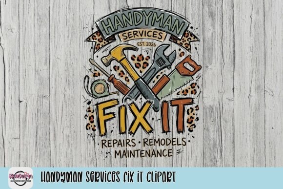 Handyman Services Fix It Clipart: Design Guide