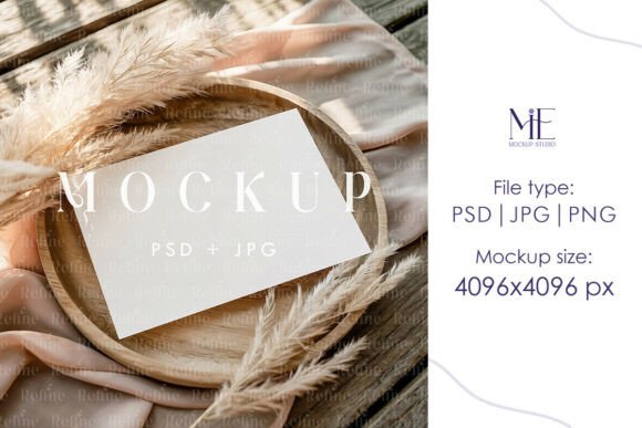 Why the Boho Horizontal Invitation Card Mockup is Your Secret Weapon for Stunning Presentations